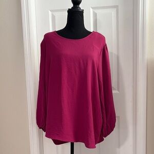 🆕 NWT Magenta Women's Blouse